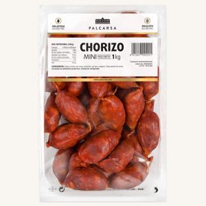 Palcarsa Chorizo mini, dulce (sweet), mini pieces for grilling - barbecue, 1 kg
